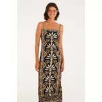 VESTIDO MIDI ESTAMPADO ADRIELE 