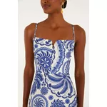 VESTIDO LONGO ESTAMPADO DELICADEZA DE BANANA