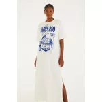 VESTIDO MIDI COCO GELADO AZUL