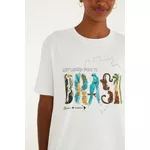 T-SHIRT MÉDIA SOY BRASIL OFF WHITE