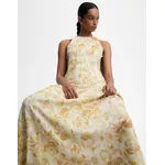 VESTIDO FLORAL TEXTURA 