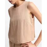 BLUSA ASSIMÉTRICA COM PONTEIRA