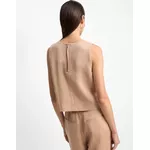 BLUSA ASSIMÉTRICA COM PONTEIRA