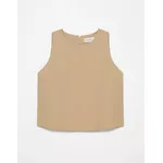 BLUSA ASSIMÉTRICA COM PONTEIRA