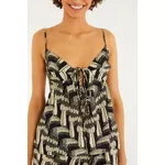 BLUSA AMARRAÇÃO ESTAMPADA TUCANÁRIO