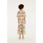 VESTIDO T SHIRT CROPEED ESTAMPADO BANANA SELO