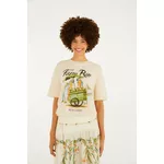 T- SHIRT MEDIA CARRINHO DE COCO 