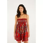 VESTIDO CURTO ESTAMPADO SONHO DE PAVÃO 