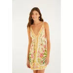 VESTIDO CURTO ESTAMPADO FLORAL NUSA 