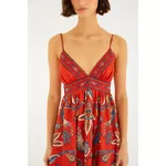 VESTIDO LONGO ESTAMPADO SONHO DE PAVÃO 