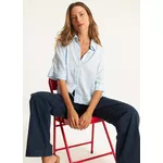 CAMISA ALGODÃO ONDAS AZUL 