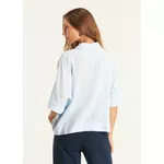 CAMISA ALGODÃO ONDAS AZUL 