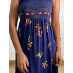 Vestido Agata Estampado Azul