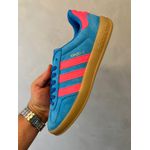 Tenis Gazelle Azul com Vermelho