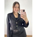 Mini Blazer Gabi Preto EC 