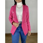 Blazer Alfaiataria Rosa