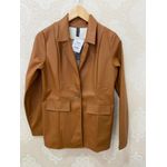 Blazer Couro eco Caramelo