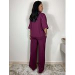 Conjunto Gola Boba Vinho