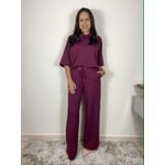 Conjunto Gola Boba Vinho