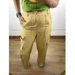 Calça Pantalona Cargo Caramelo