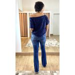 Calça Jeans escuro Flare