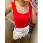 Cropped Romana Vermelho