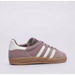 Tenis Gazelle lilas sola marrom