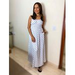 Vestido Manuela Poa Branco