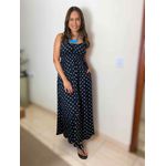 Vestido Manuela Poá Preto