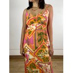 Vestido Marina Estampado Laranja