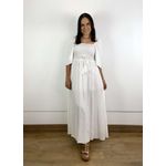 Vestido Thaise Branco