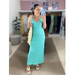 Vestido Tricot Flora Verde Claro