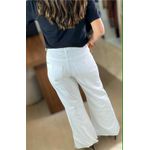 Calça Wide Leg Jeans Branco