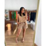 Blusa Capa Carmem Nude