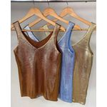 Regata Metalizada Bronze
