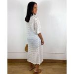Max Blusa Tricot Com Fenda Branco