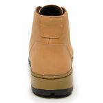 Coturno Masculino Cat Amarelo Em Couro Legítimo