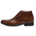 Bota Social Masculina Em Couro Mocca