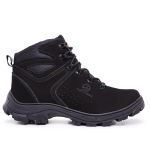 Bota Coturno Adventure Confort Arizona em Couro Legítimo Palmilha em Gel com C.A Preto