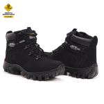 Bota Coturno Adventure Confort em Couro Legítimo Palmilha em Gel com C.A