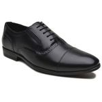 Sapato Social Masculino Oxford Em Couro 100% Couro