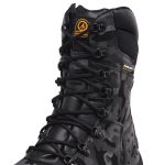 Bota Tática Militar Confort em Couro Palmilha em Gel Cano Alto 