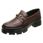 Sapato Mocassim Feminino Tratorado - Marrom