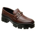 Sapato Mocassim Feminino Tratorado - Marrom