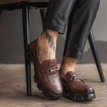 Sapato Mocassim Feminino Tratorado - Marrom