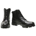 Coturno Feminino Sola Tratorada - Preto