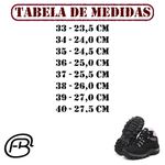 Coturno Adventure Confort Feminino em Couro - Preto