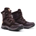 Bota Adventure Militar Confort em Couro Cano Alto - Café