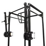 Gaiola Power Rack + Jammer Arms Braço Articulado com Regulagem + J-hook