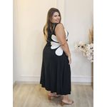 VESTIDO BELLA FLOR PRETO